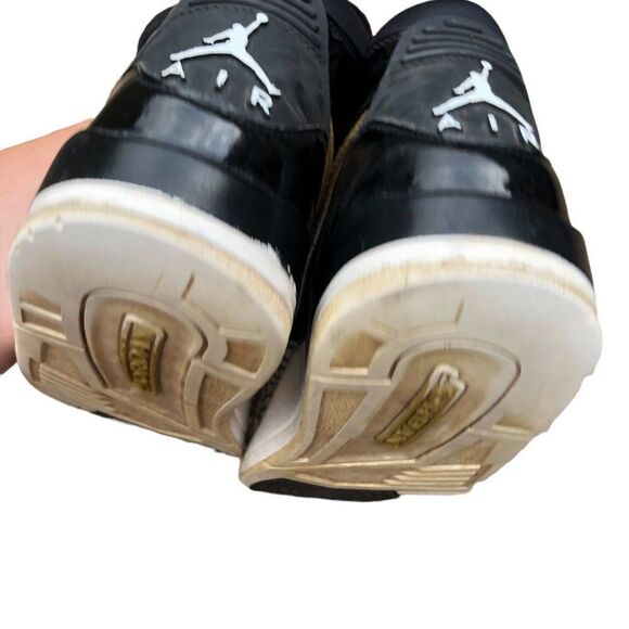 RARE 2018 Nike Air Jordan 1 Legacy 312 Black Gold Patent Size 8 - Picture 11 of 16